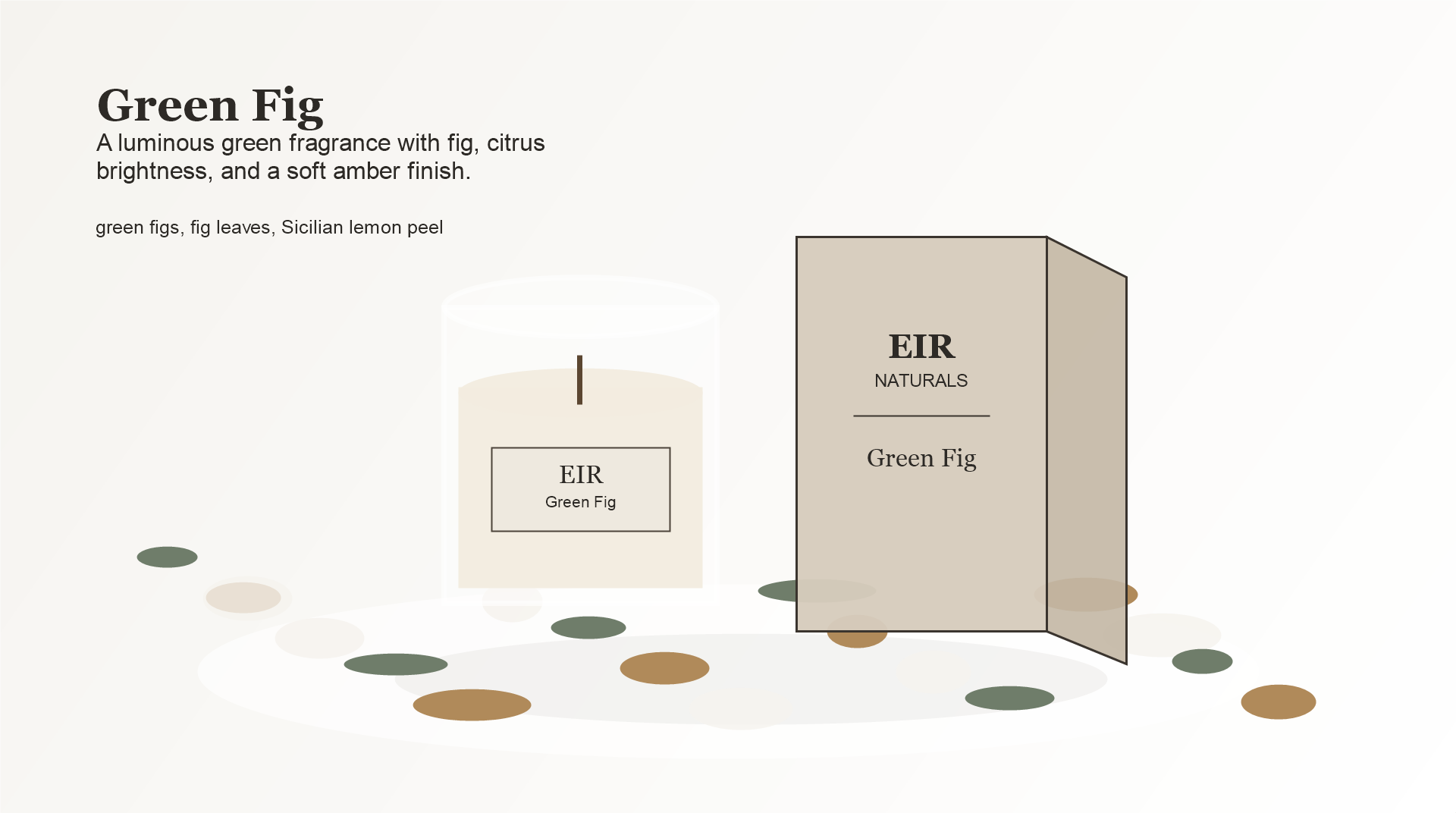EIR Naturals Green Fig product line mockup